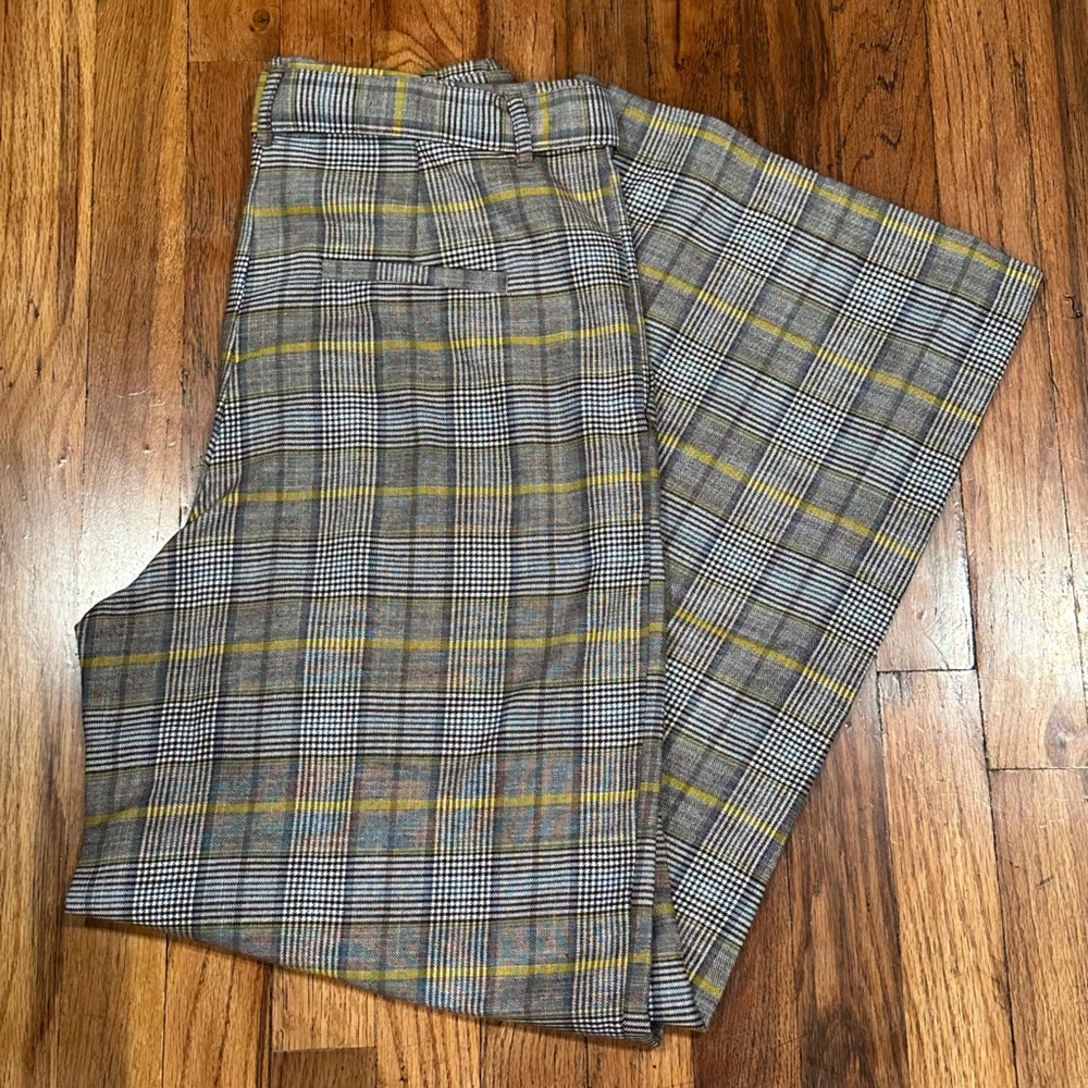 High Waisted Belted Trousers - Size 4